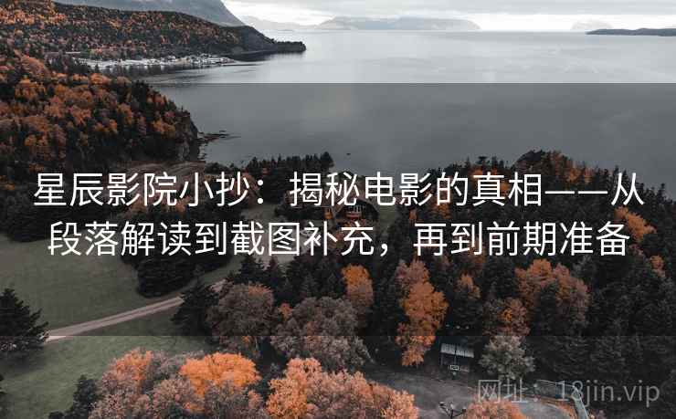 星辰影院小抄：揭秘电影的真相——从段落解读到截图补充，再到前期准备